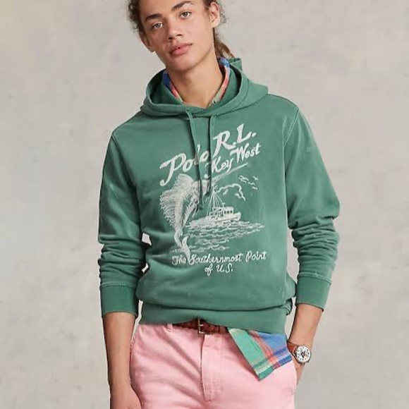 Polo Ralph Lauren Embroidered Fleece Graphic Hoodie - Picture 2 of 11